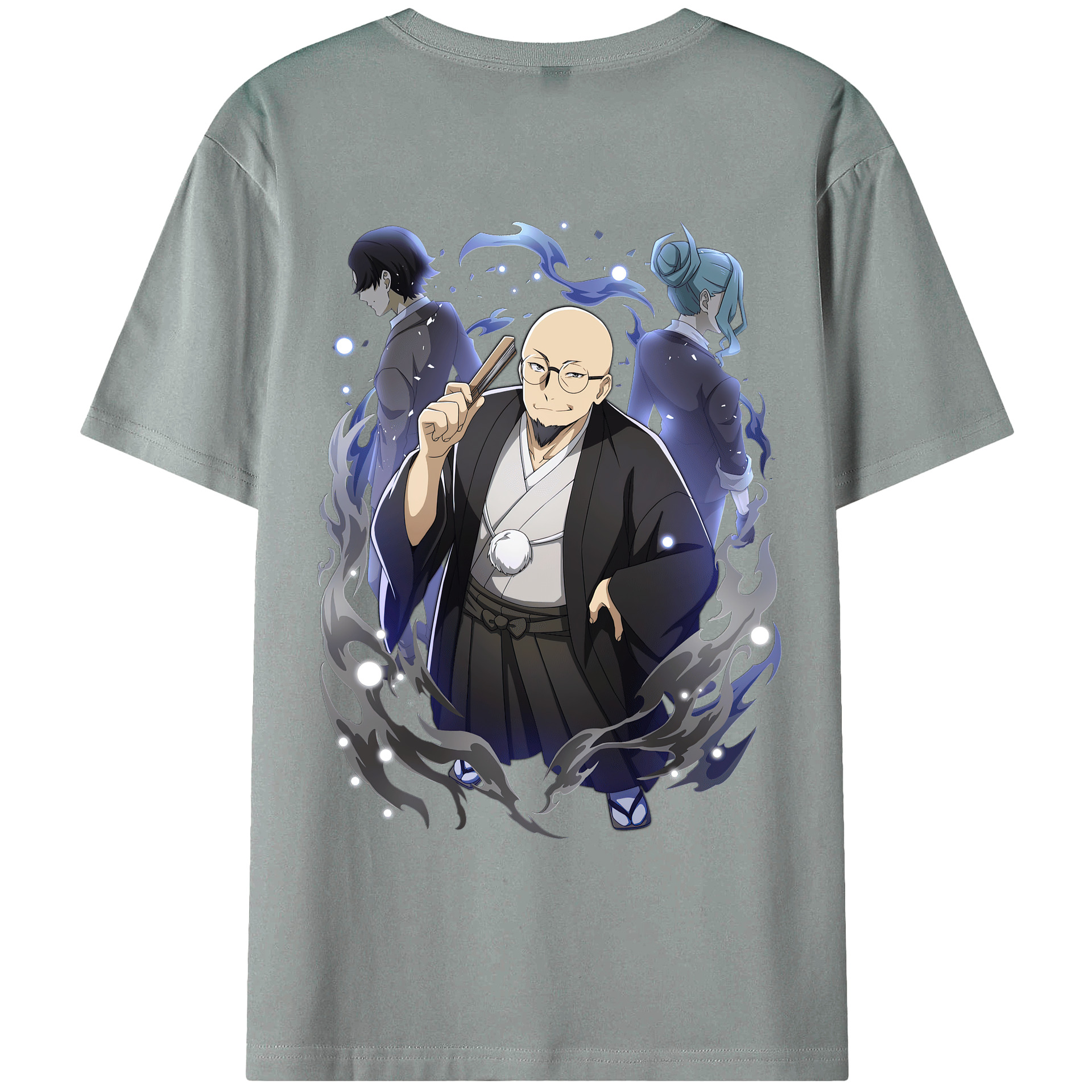 （画像用） 文豪ストレイドッグス Bungo Stray Dogs 綿100％ メンズ半袖Tシャツ（バックプリント） 通気性